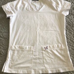 Koi Butterfly Scrub Top